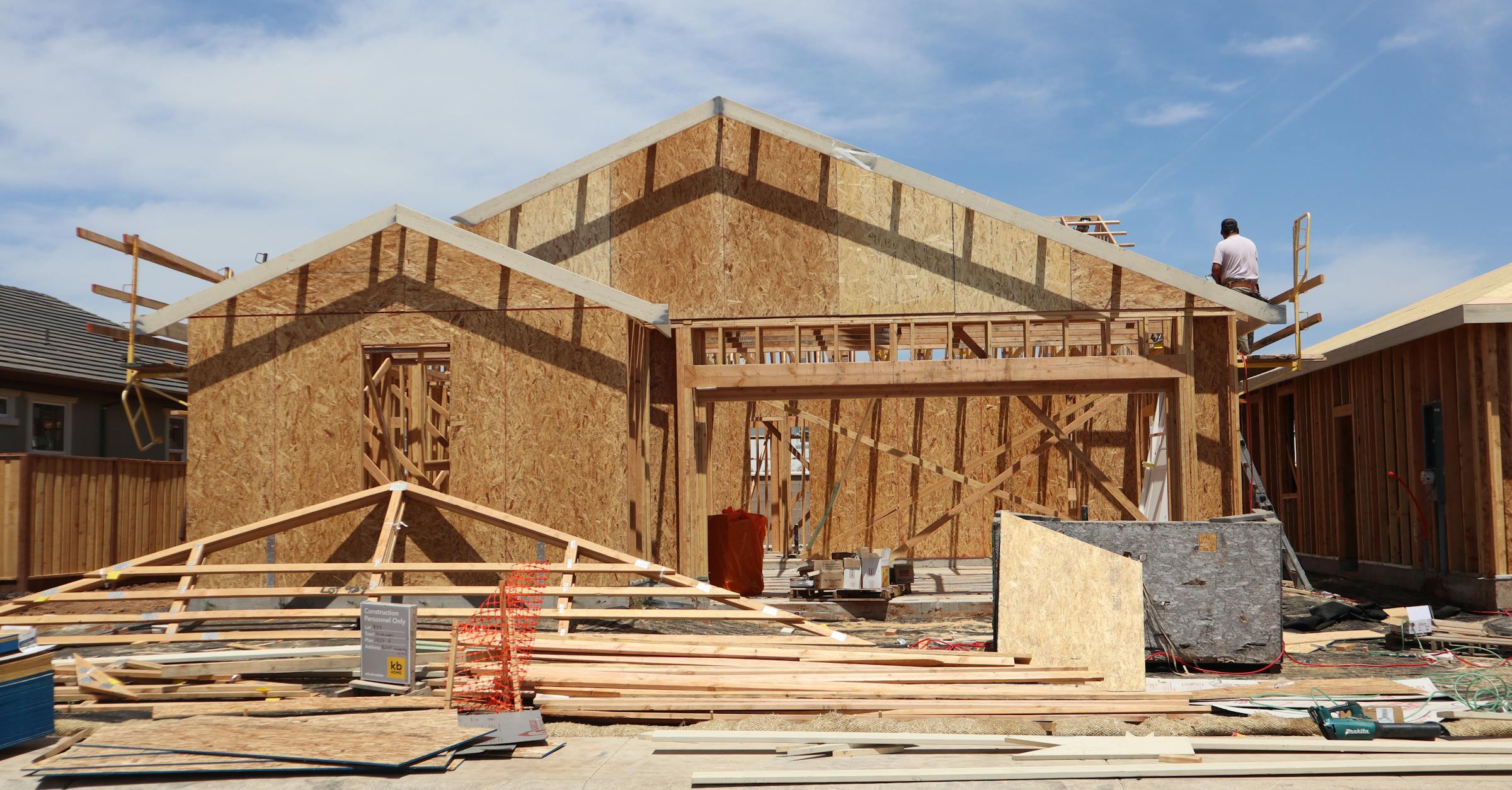 Residential construction lot used for land search and feasibility review
